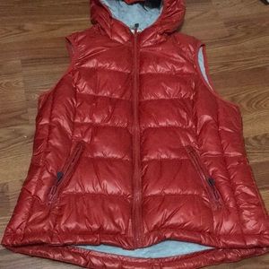 Orange Down Vest